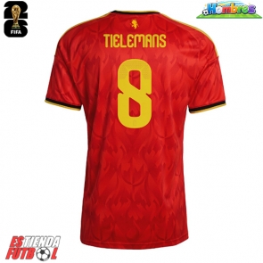Bélgica Youri Tielemans #8 Primera Equipación Mundial 2026 Manga Corta